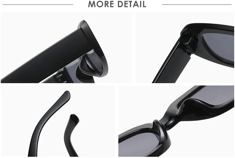 

Солнцезащитные очки UV400 - маленькая оправа в стиле панк, разноцветные, для женщин и мужчин, для бега и занятий спортом на открытом воздухе generic, Black Yellow