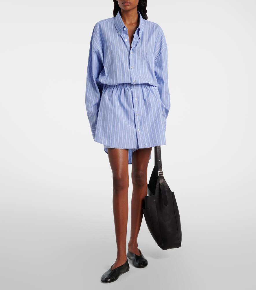 Полосатый комбинезон из хлопкового поплина Maison Margiela, Blue Stripe — фото 2