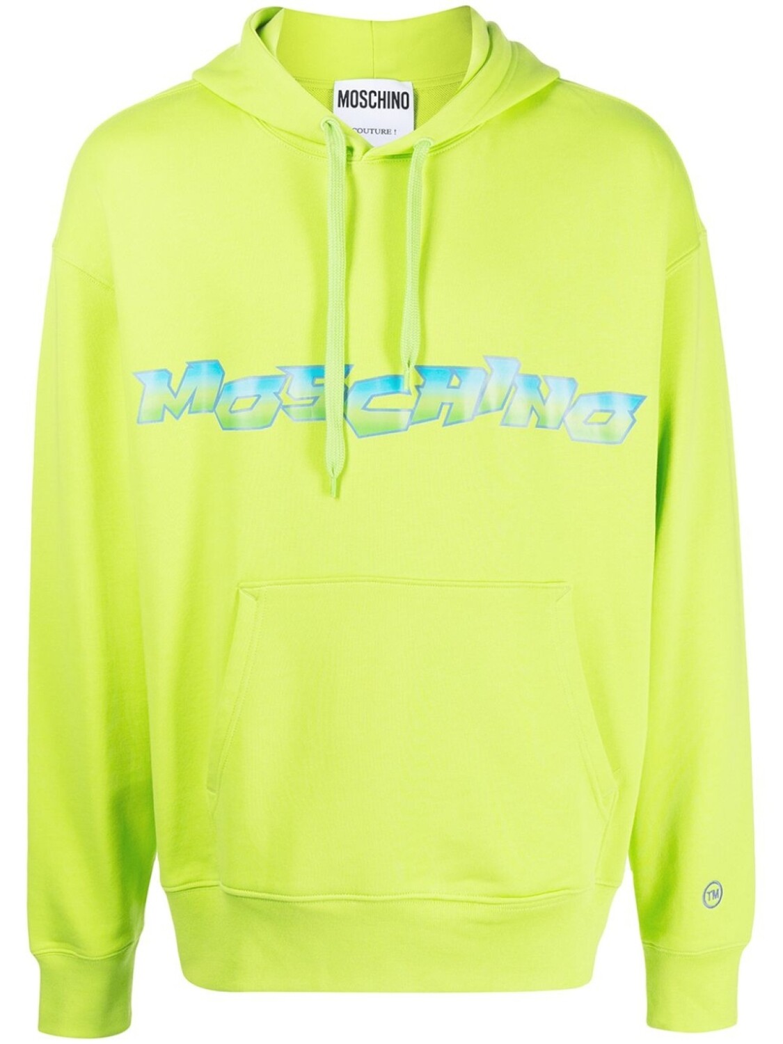 

Худи с логотипом Moschino, зеленый