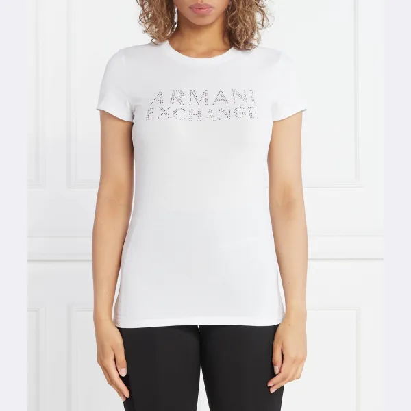 

Футболка стандартного кроя Armani Exchange, белый