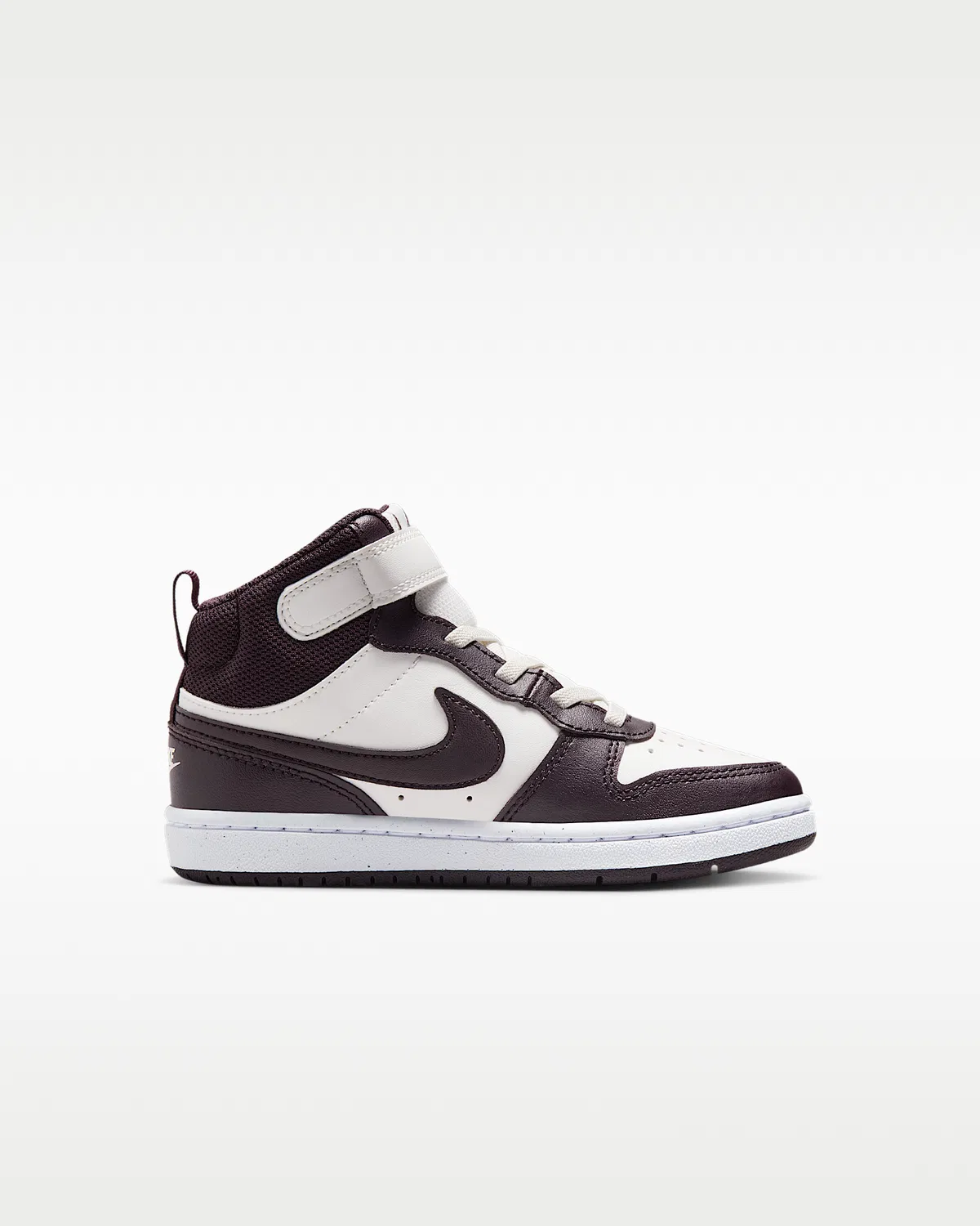 Кроссовки Nike Court Borough Mid 2 для малышей, Sail/White/Burgundy Ash — фото 3