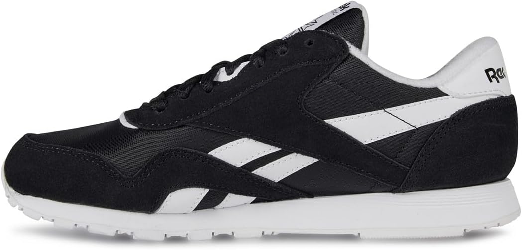 Мужские классические нейлокроссовки-ботинки Reebok, белый/черный — фото 3