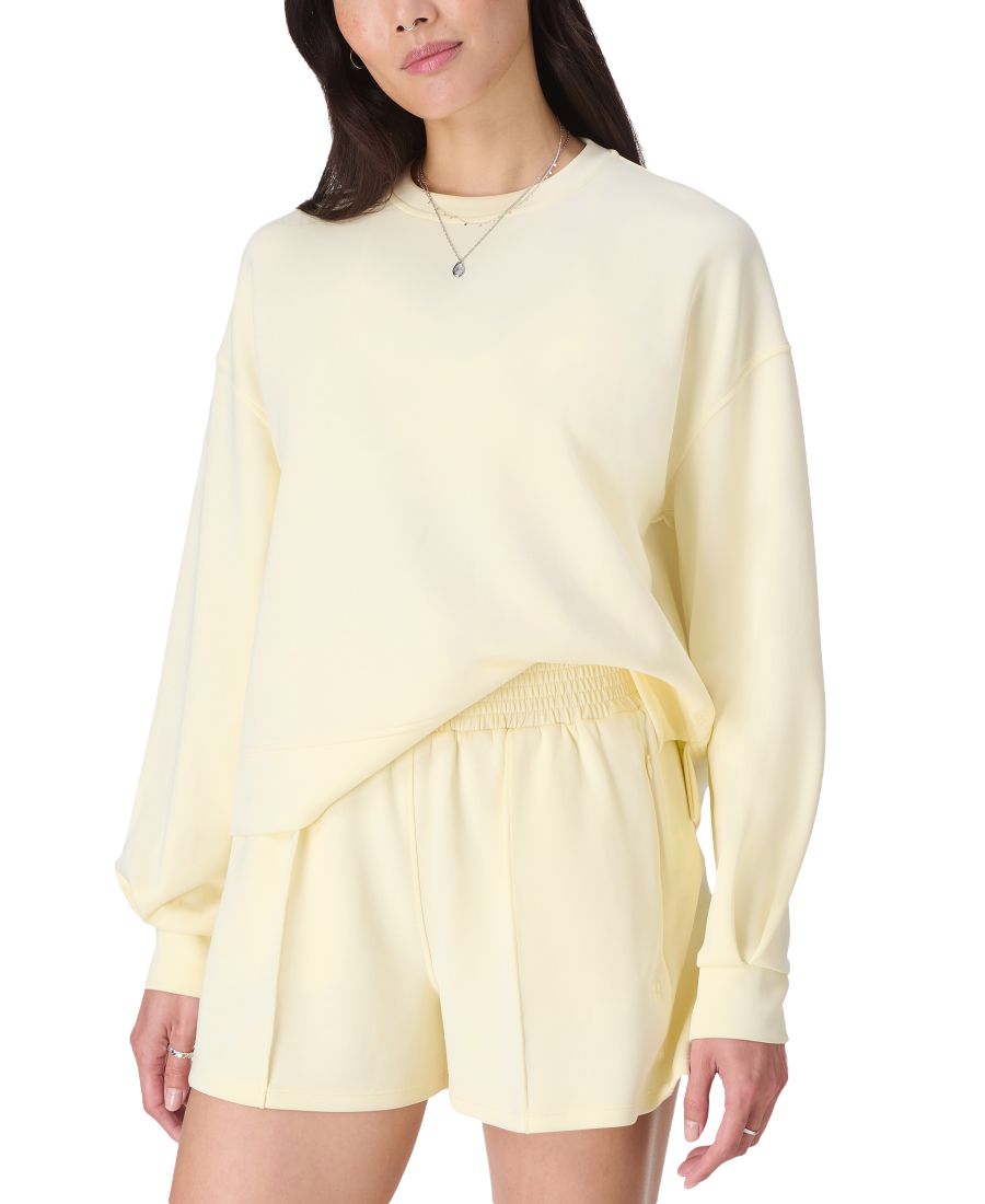 

Женский укороченный топ Cloudweight со спущенными плечами Sweaty Betty, Butter Cream Yellow