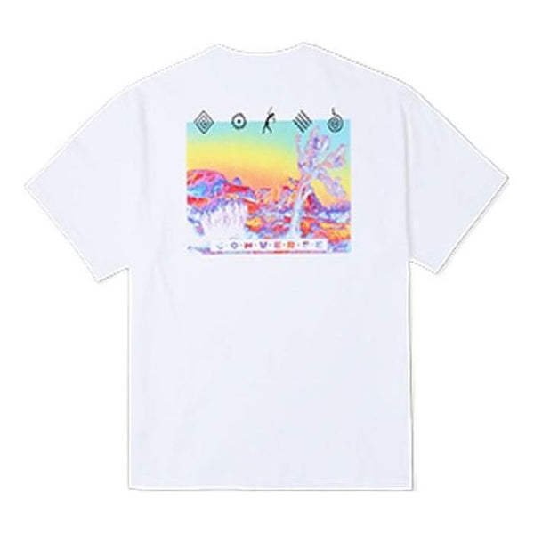 

Футболка inverted desert graphic t-shirt 'white' Converse, белый