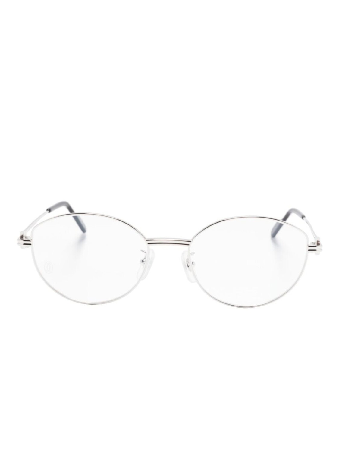 

Cartier Eyewear очки в овальной оправе, серебряный
