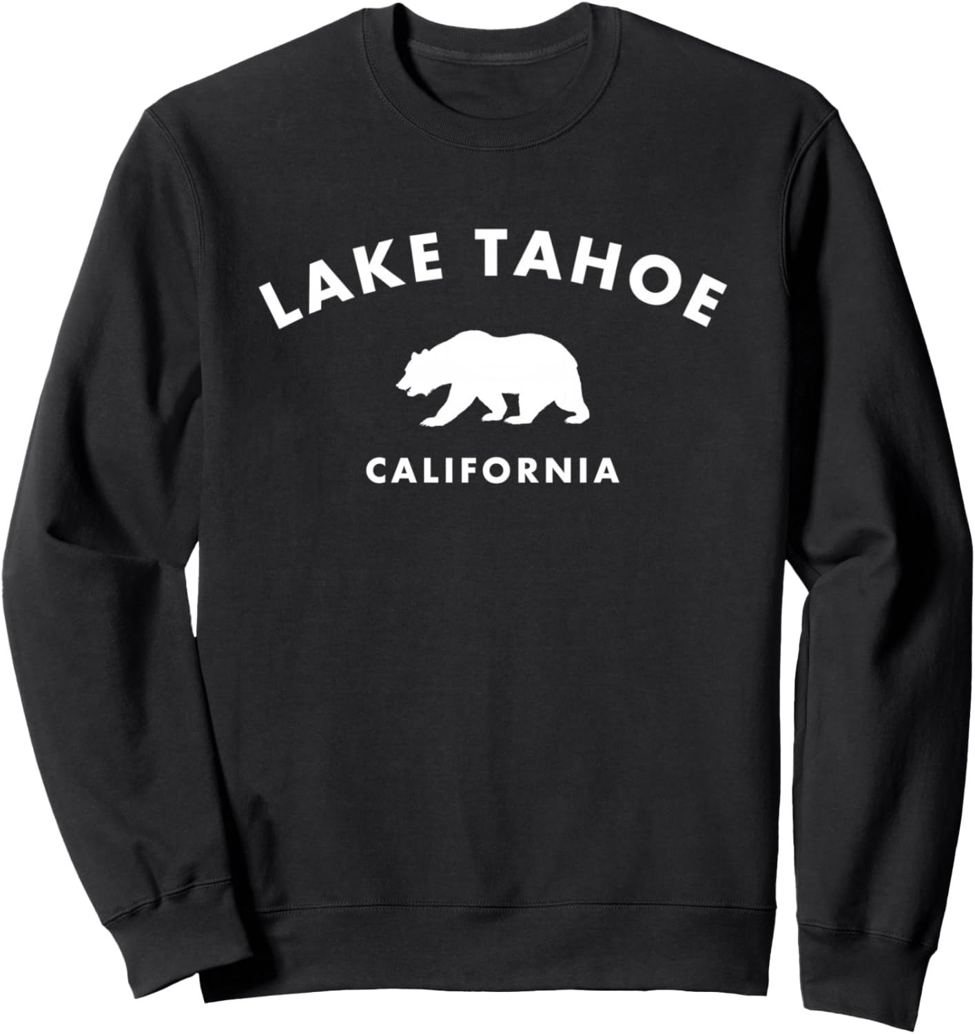 

Толстовка с изображением медведя из Калифорнии, озеро Тахо Lake Tahoe California Outdoor Recreation, черный