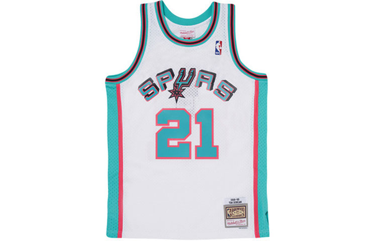 

Mitchell Ness Баскетбольная майка Mitchell & Ness мужская белая