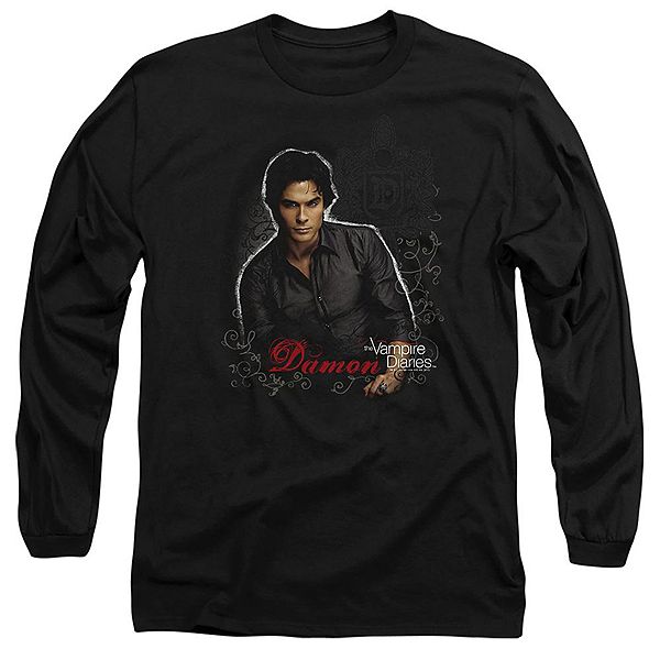 

Футболка с длинным рукавом Vampire diaries damon Licensed Character