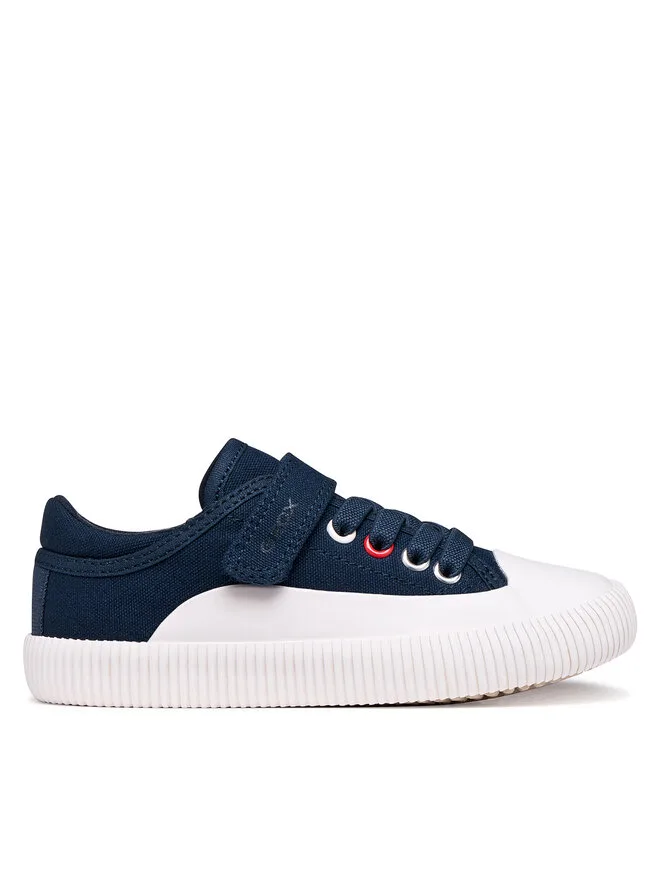 Geox Тканевые кроссовки J Tippeste Boy J65N4B 00010 C4211 S темно-синие