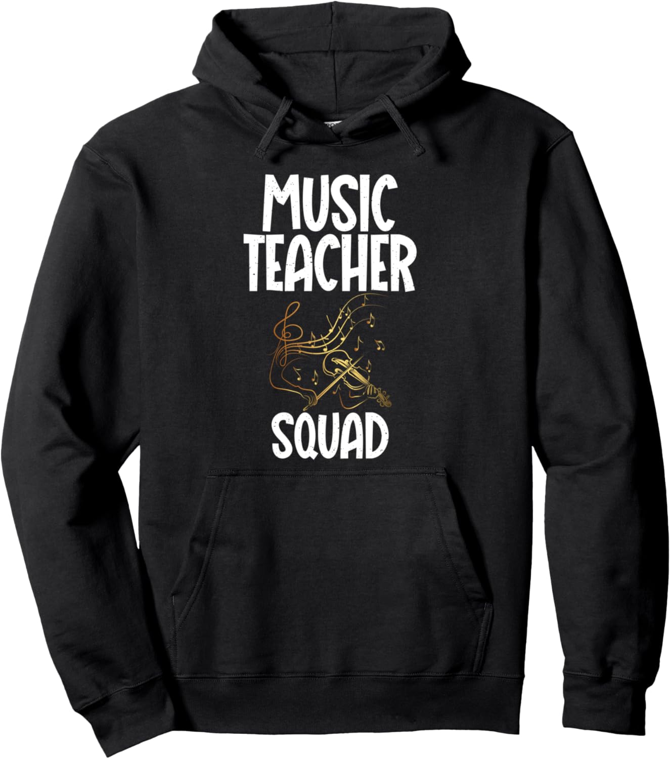 

Худи команды учителей музыки Music Teacher Gifts & Supplies, черный