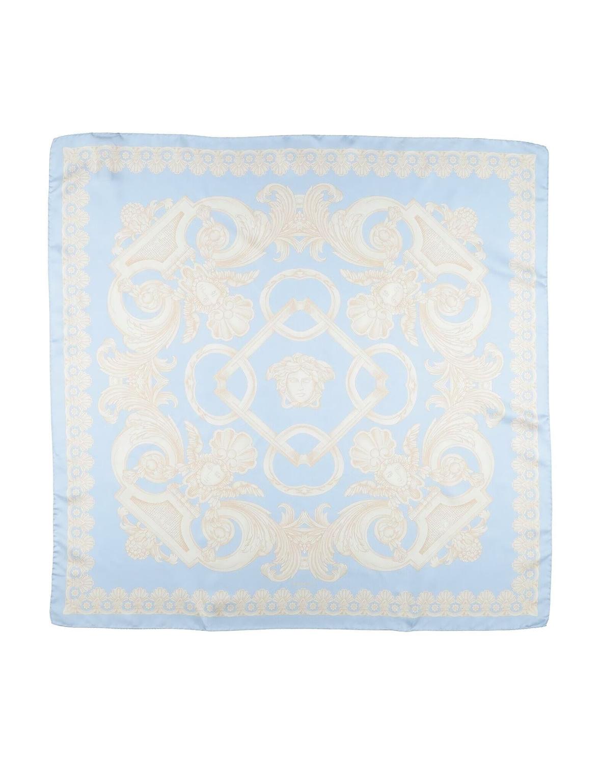 

Шарф Versace, небесно-голубой