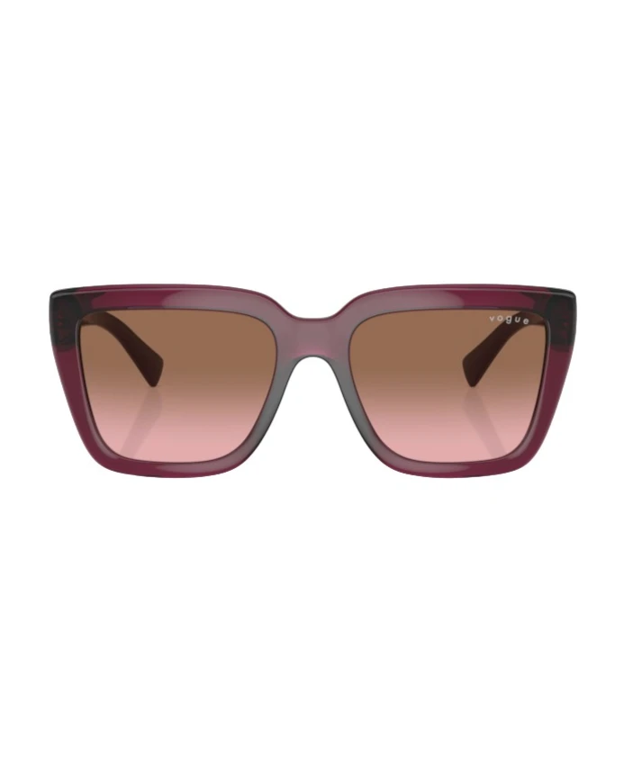 

Солнцезащитные очки в форме вишнево-красной бабочки Vogue, красный