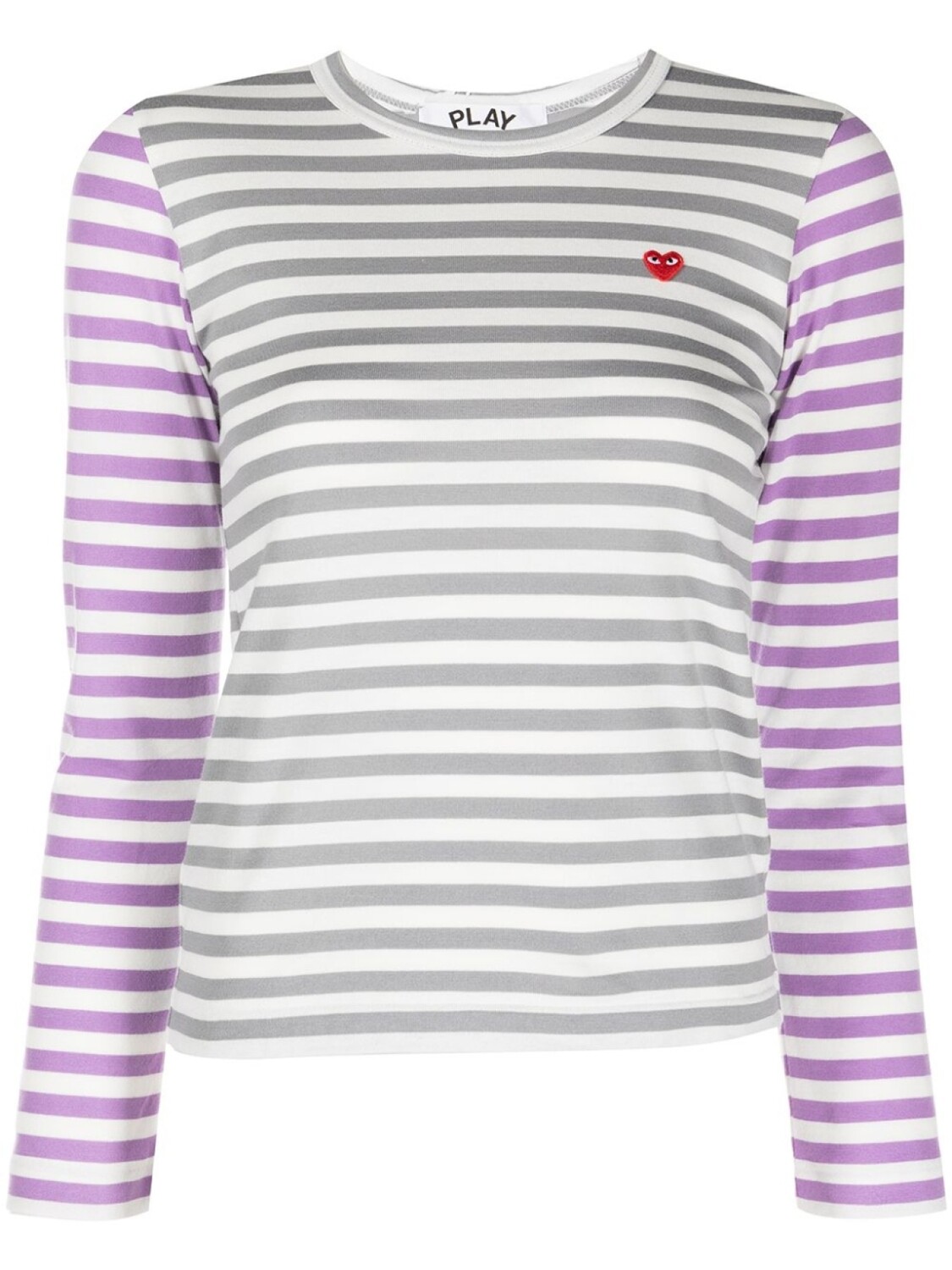 

Comme Des Garçons Play футболка с нашивкой, серый