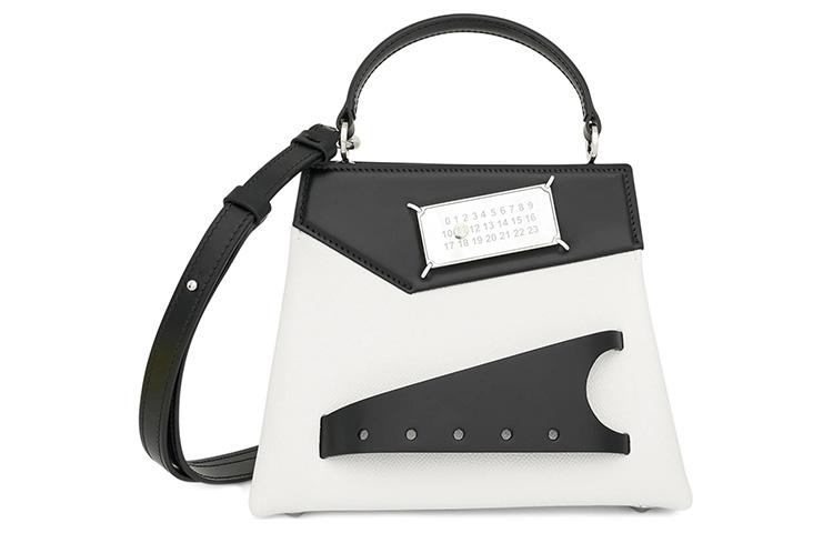 

Maison Margiela Сумка через плечо из телячьей кожи, кроссбоди, маленькая женская сумка black & white