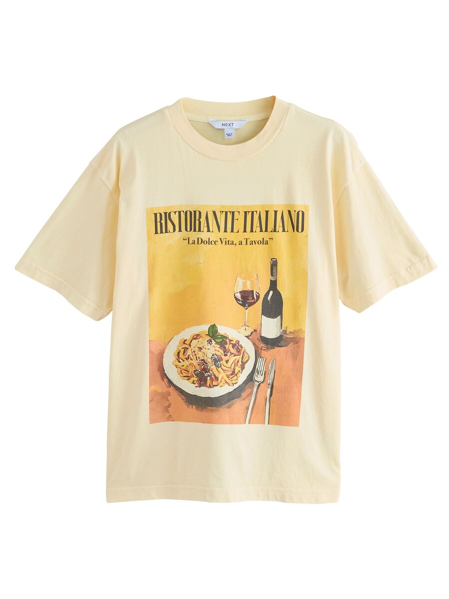 

Рубашка оверсайз Next, цвет Curry/Pastel yellow