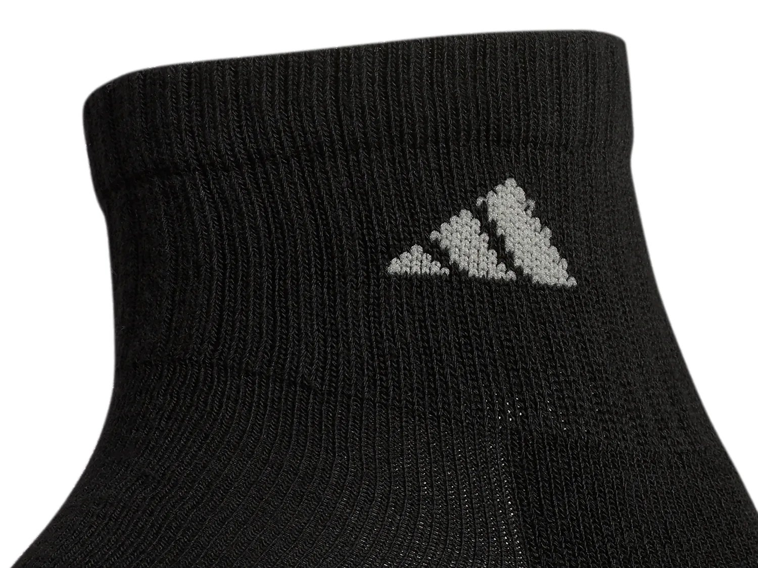 Носки adidas Athletic Cushioned Men's Quarter Ankle Socks - 6 Pack, черный — фото 3