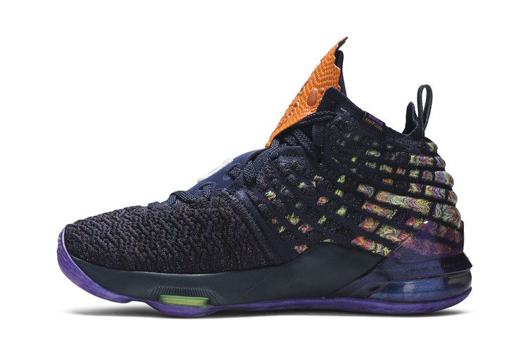 Кроссовки Nike LeBron 17 GS 'Monstars - NBA ASG 2020', черный — фото 4