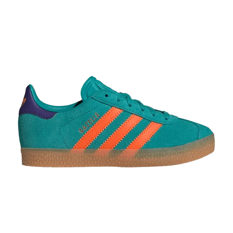 

Кроссовки adidas Gazelle C 'Pure Teal Impact Orange', бирюзовый