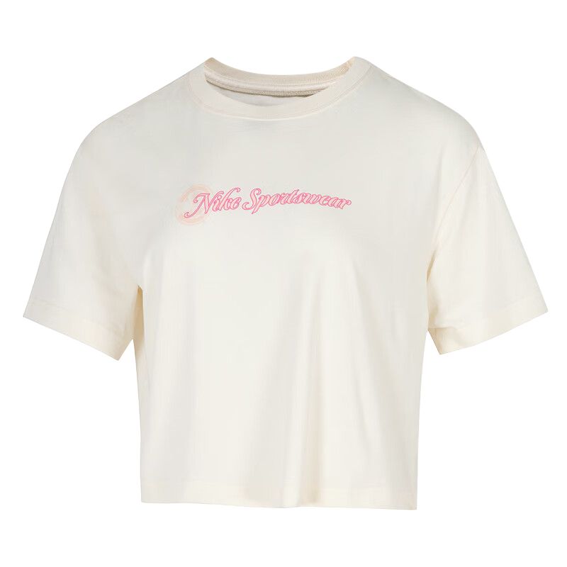

Футболка женская Sportswear SS25 Nike, Ecru, Бежевый, Футболка женская Sportswear SS25 Nike, Ecru