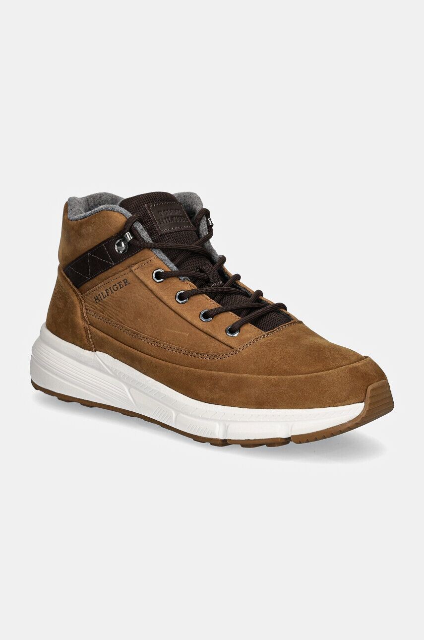 

Ботинки Tommy Hilfiger HILFIGER WARM NUBUCK HYBRID B, коричневый