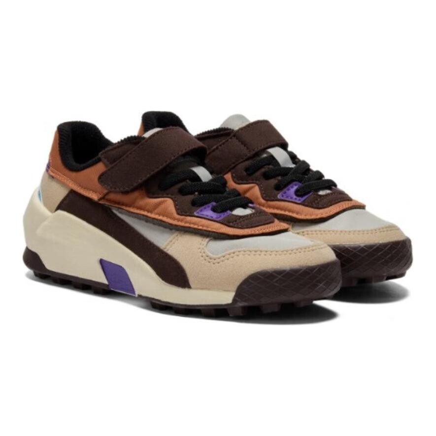 Кроссовки Onitsuka Tiger Admix Runner Kids Lifestyle Shoes Kids Low-top Gray/Brown, коричневый — фото 3