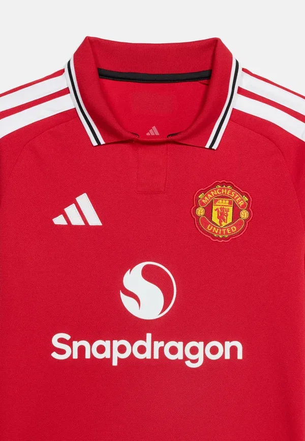 Футболка Adidas Performance Manchester United Home Kids, длинный рукав, красный — фото 4