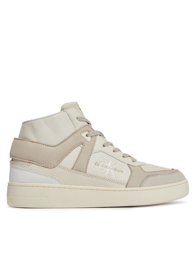 

Кроссовки Basket Cupsole Mid Lth Ml Fad Calvin Klein, бежевый