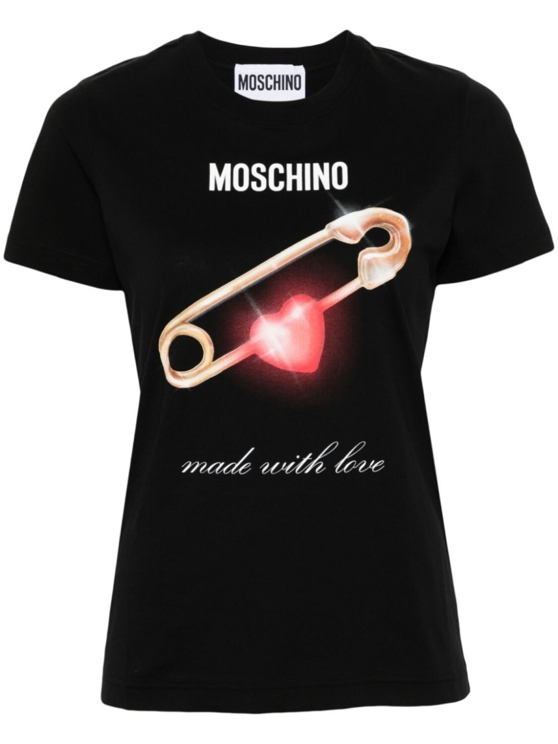 

Moschino футболка с графическим принтом, черный