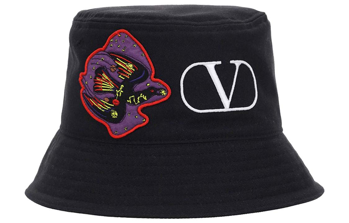 

Valentino Хлопковая панама унисекс черная, Black