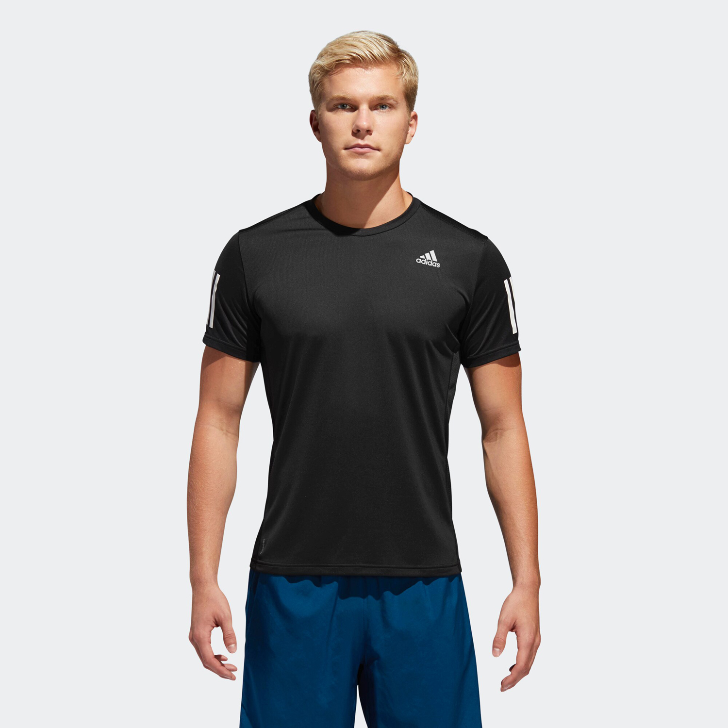 Футболка Adidas Own the Run, черный — фото 3