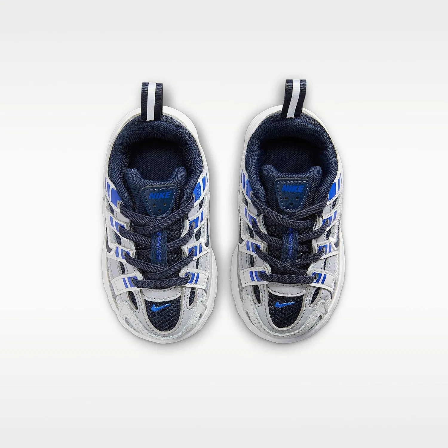 Детские кроссовки для мальчиков Nike P-6000, Wolf Gray/Summit White/Racer Blue/Blue Eclipse — фото 4