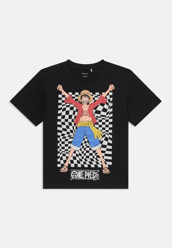 Футболка с принтом One piece Name It, черный