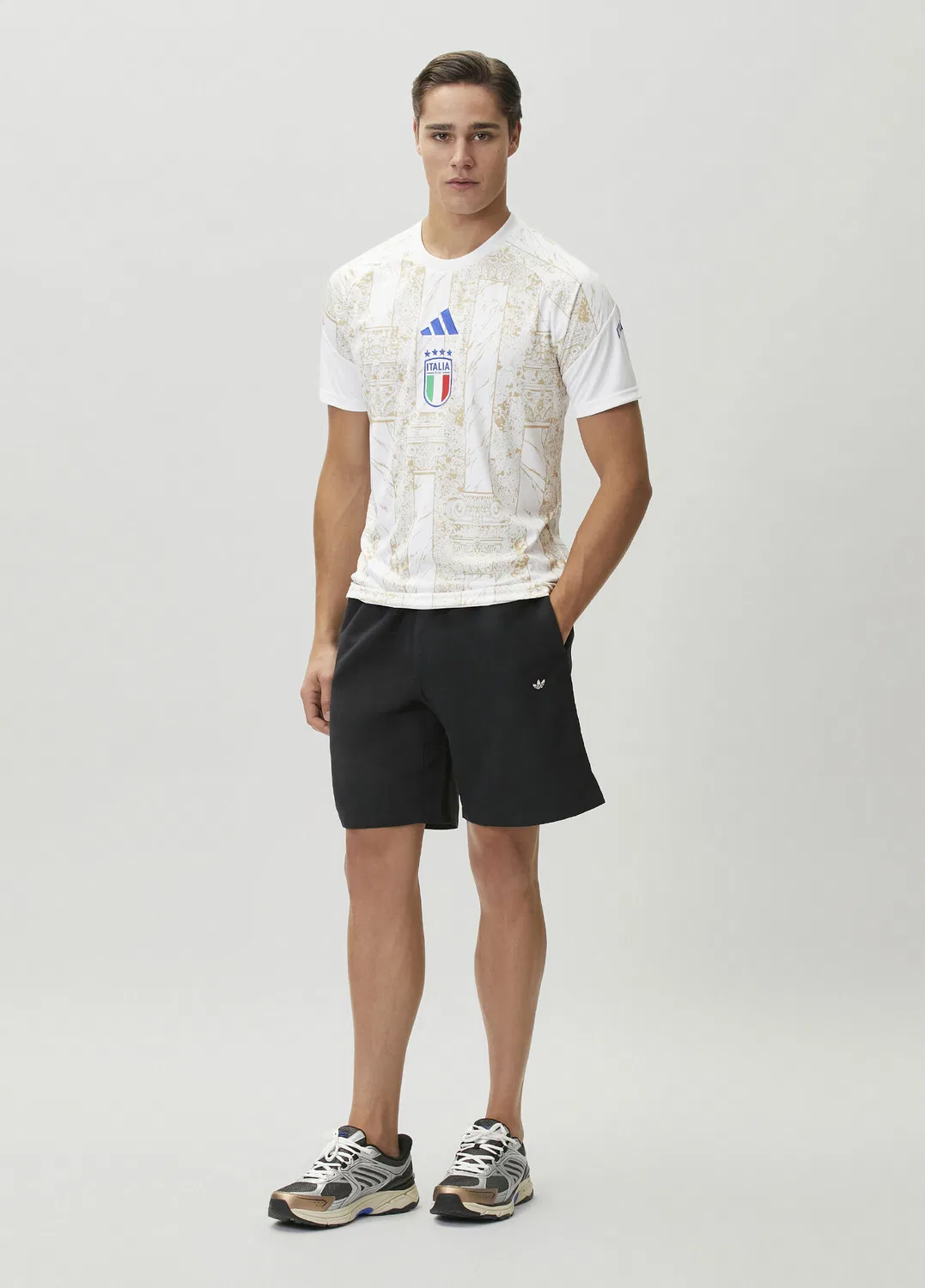 Футболка FIGC Preshi Adidas, белый — фото 2