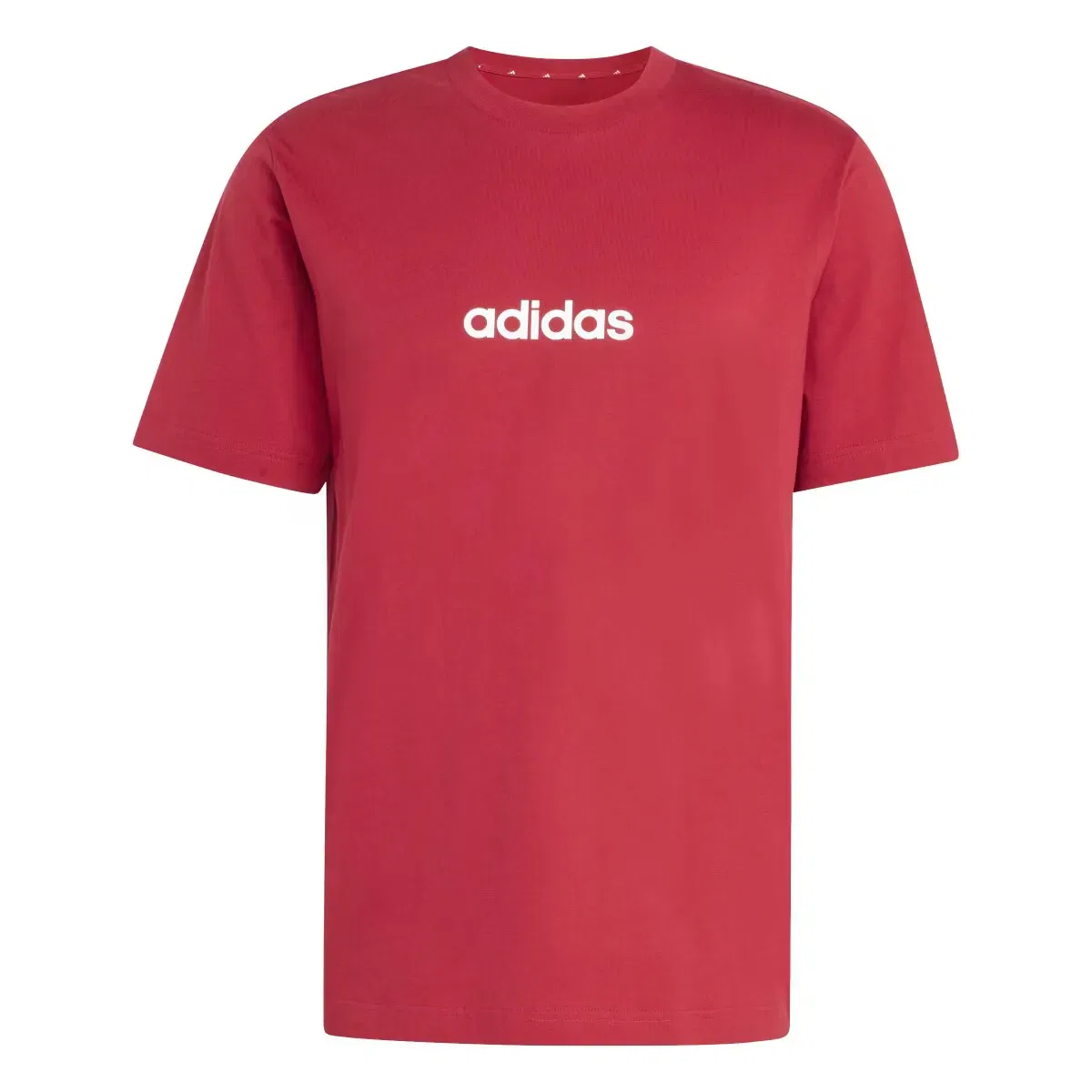 Мужская футболка хлопковая Essentials adidas, Burdeos — фото 2