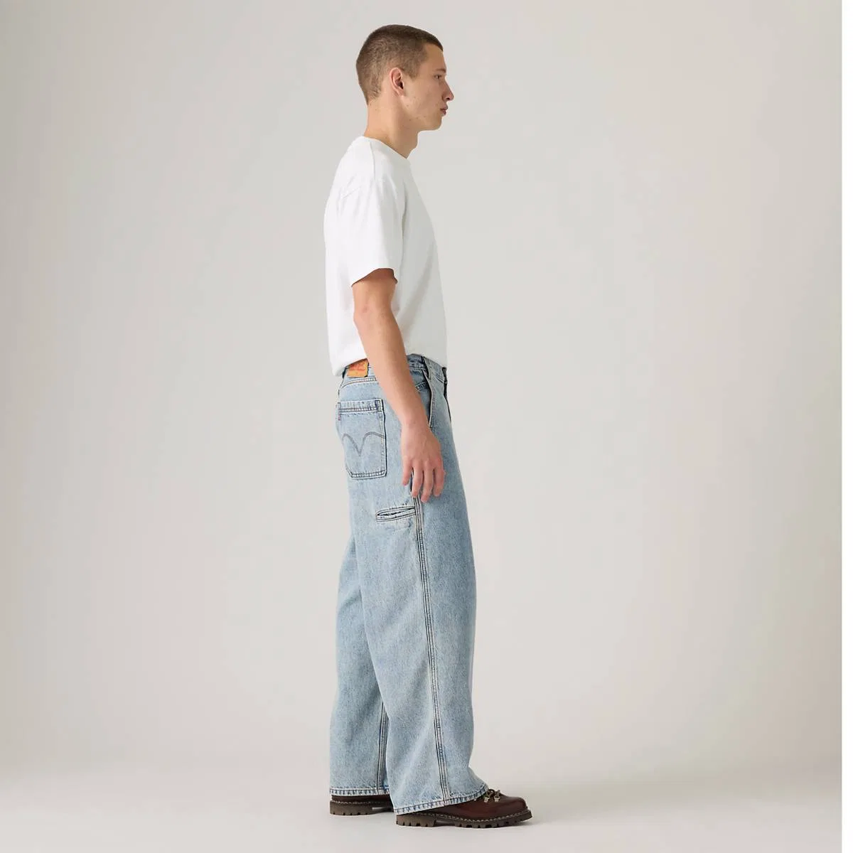 Очень свободные мужские джинсы в стиле милитари Levi's, Little Balcony - Light Wash — фото 4