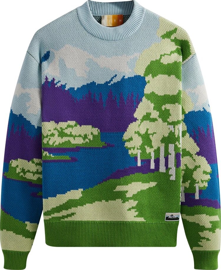 

Свитер Kith Linwood Crewneck Sweater 'Apex', разноцветный, Зеленый, Свитер Kith Linwood Crewneck Sweater 'Apex', разноцветный