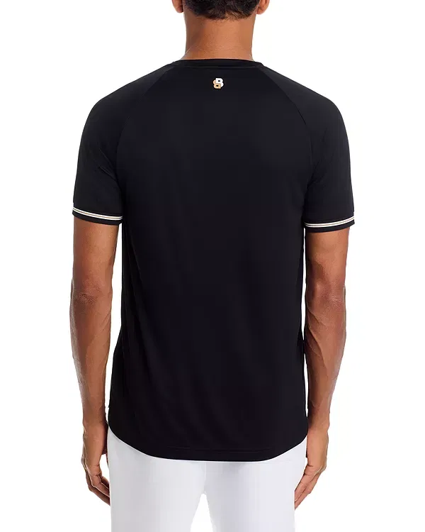 Мужская футболка с принтом Tennis Toc Serve 2 Logo Tee Boss, черный — фото 3