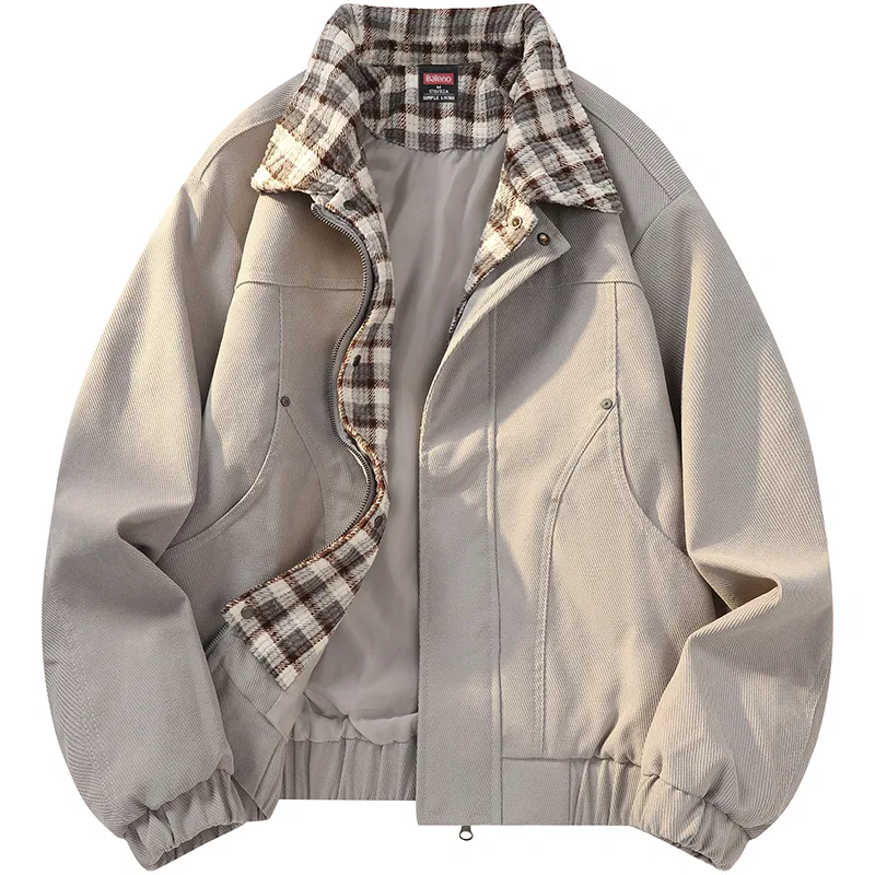 Детское пальто лацкан городской стиль BALENO, Light Gray
