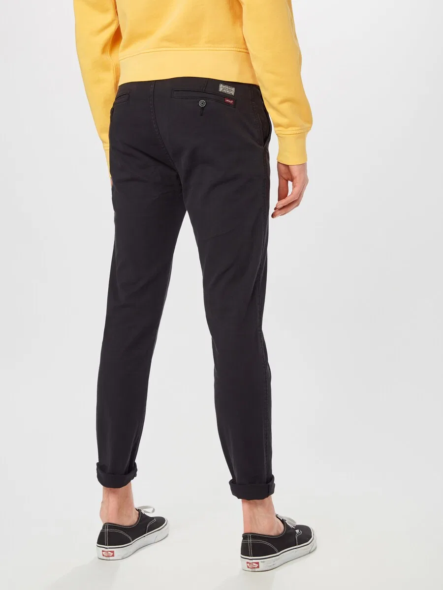 Брюки-чиносы LEVI'S Slim fit 'XX Chino Slim II' черного цвета — фото 4