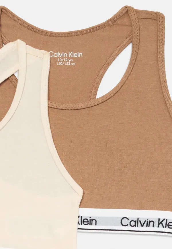 Комплект бюстгальтеров 2 шт Calvin Klein Underwear, белый/серый — фото 4