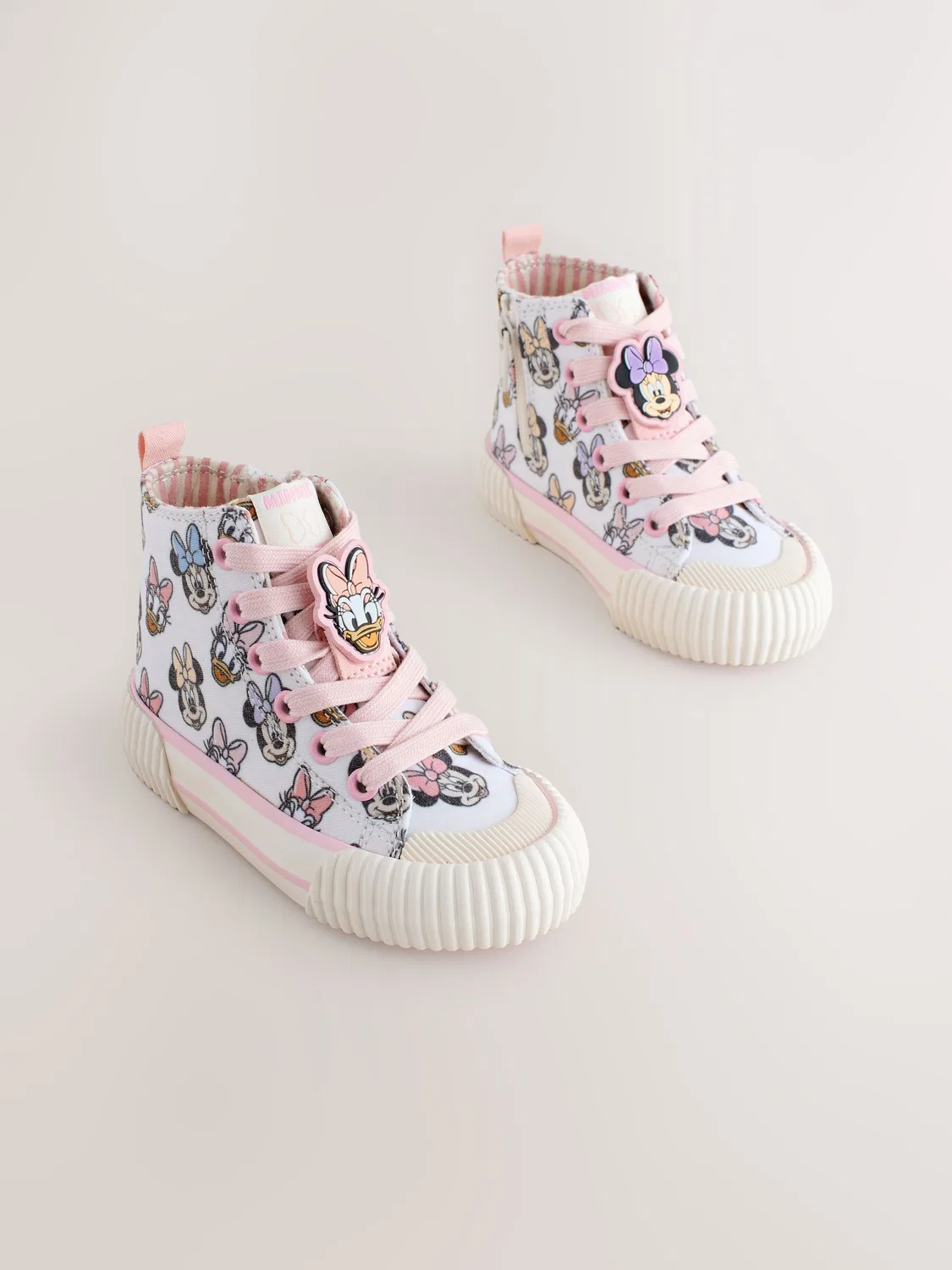 Кроссовки высокие Minnie Mouse Next, Cream — фото 4