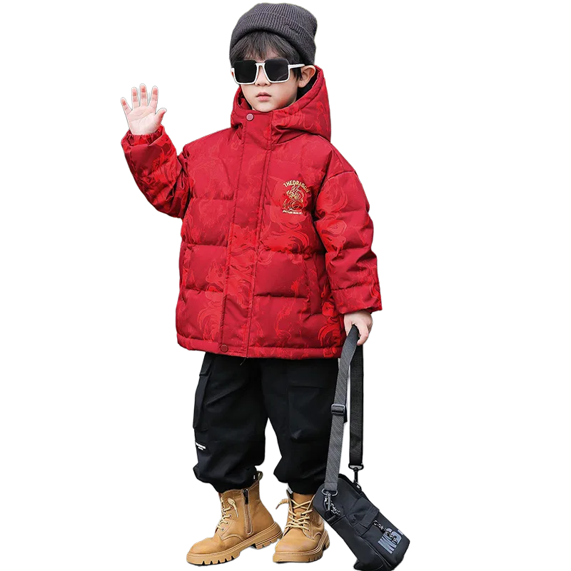 Детская пуховая куртка New Chinese style Lanza, Red