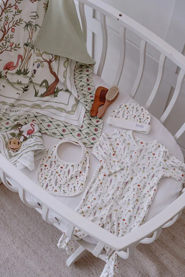 Детский комплект одежды для новорожденных хлопковый Atelier Babbi, White — фото 4