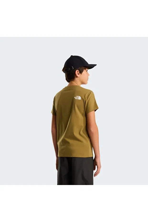 Детская футболка с коротким рукавом Teen Simple Dome Regular SS Tee The North Face, Cedar — фото 2
