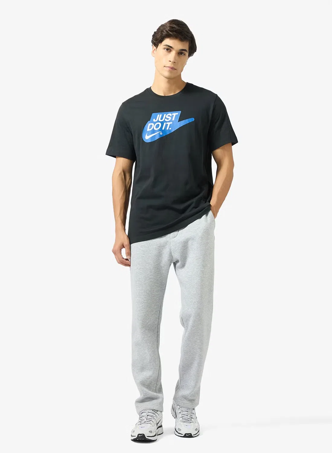 Футболка с принтом Just Do It Pack Standard Nike, черный — фото 4
