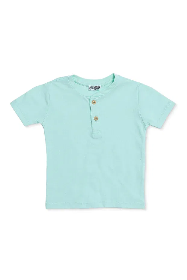 Детская футболка для мальчиков с коротким рукавом Hellobaby, Ebebek Hello Baby, Mint