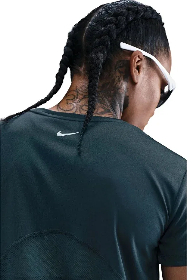Женская футболка с принтом Dri-Fit Miller Nike, Petrol Blue — фото 3