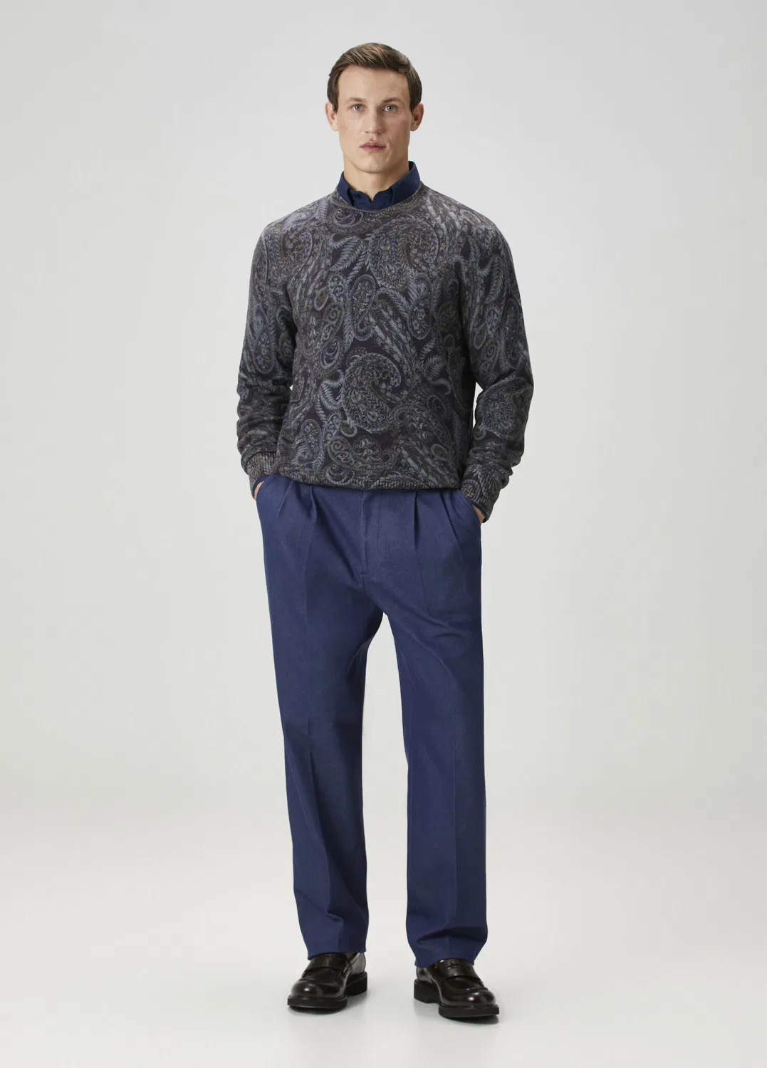 Рубашка Etro, navy — фото 2