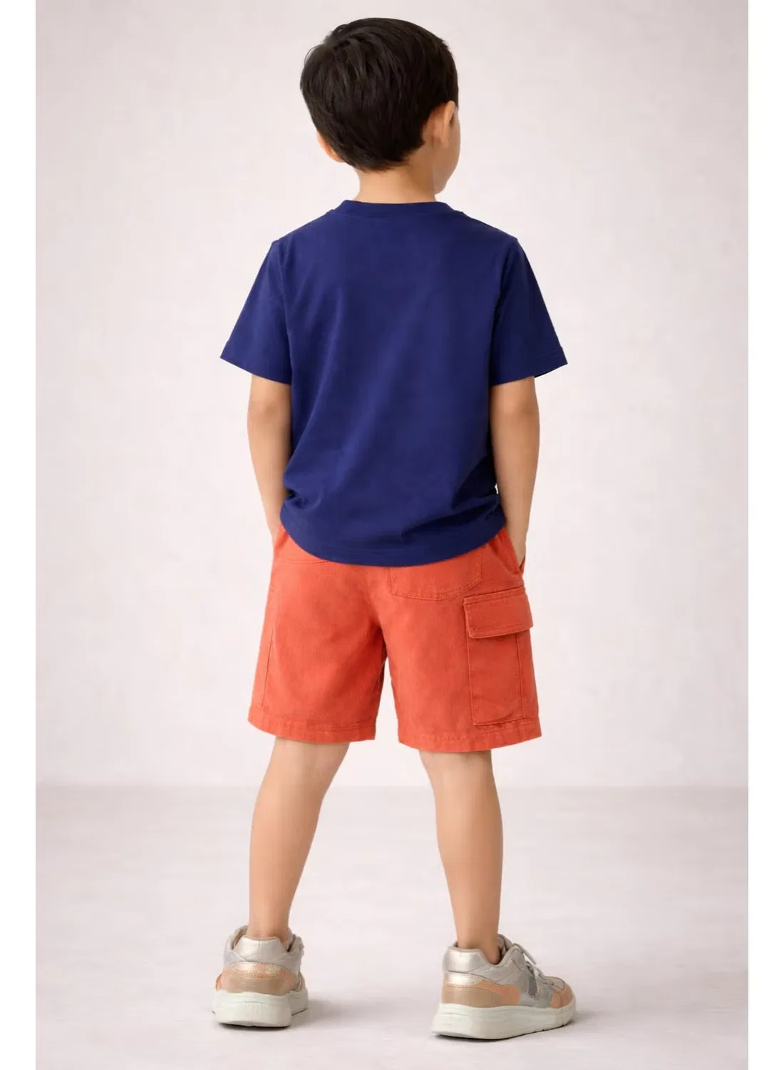 Комплект футболка с принтом и шорты Boys’ 2-piece set Victor And Jane, синий — фото 3