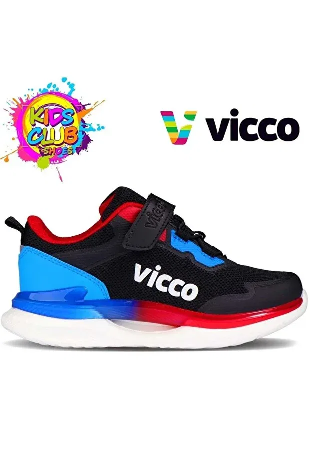 Детские спортивные кроссовки для девочек ортопедические Yancy Vicco, Black And Blue